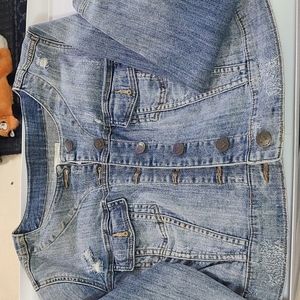 Denim jacket short